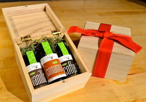 3 Bundle Gift pack in a Wooden Box